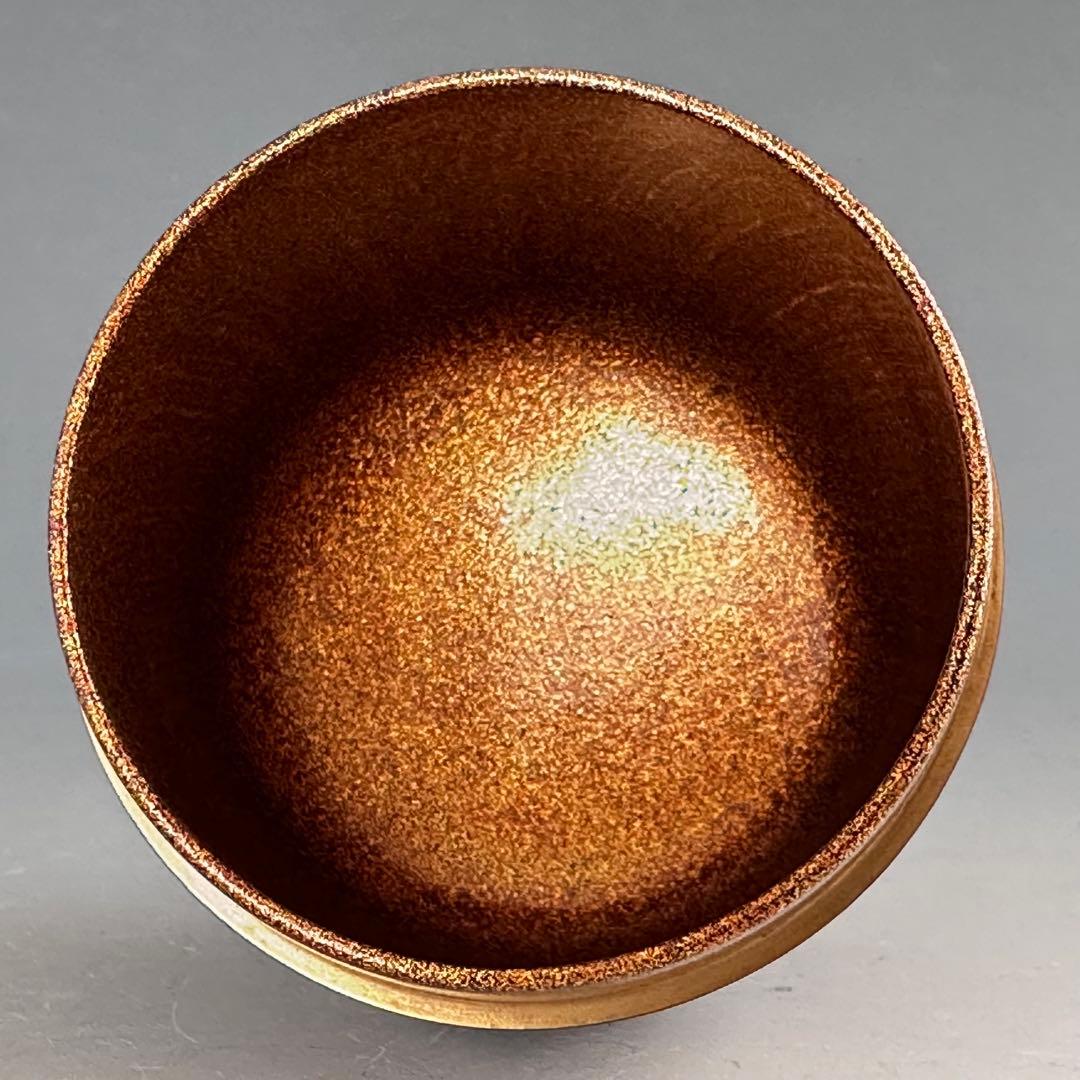 Iwamatsue Maki-e Large Natsume by Yamazaki Toshiharu — Gold Lacquer Tea Caddy, Nashiji Interior, Tomobako