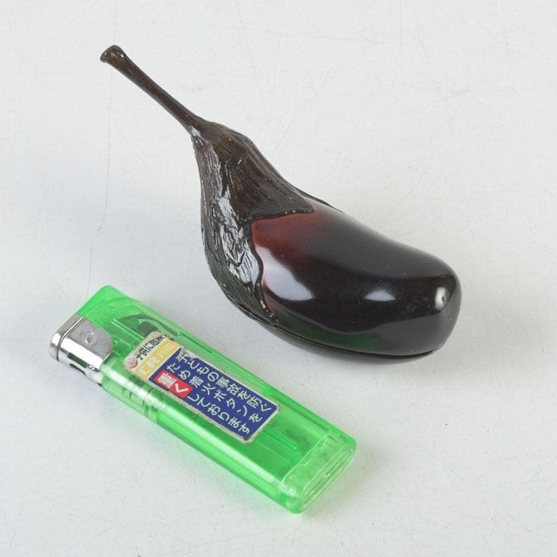 Kawagishi Mitsumasa — Kanshitsu Eggplant Kogo, Wajima-nuri, Tomobako