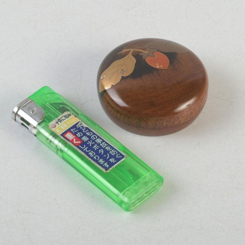 Nakamura Soetsu Kurogaki Wood Persimmon Maki-e Kogō — Yamanaka Lacquer