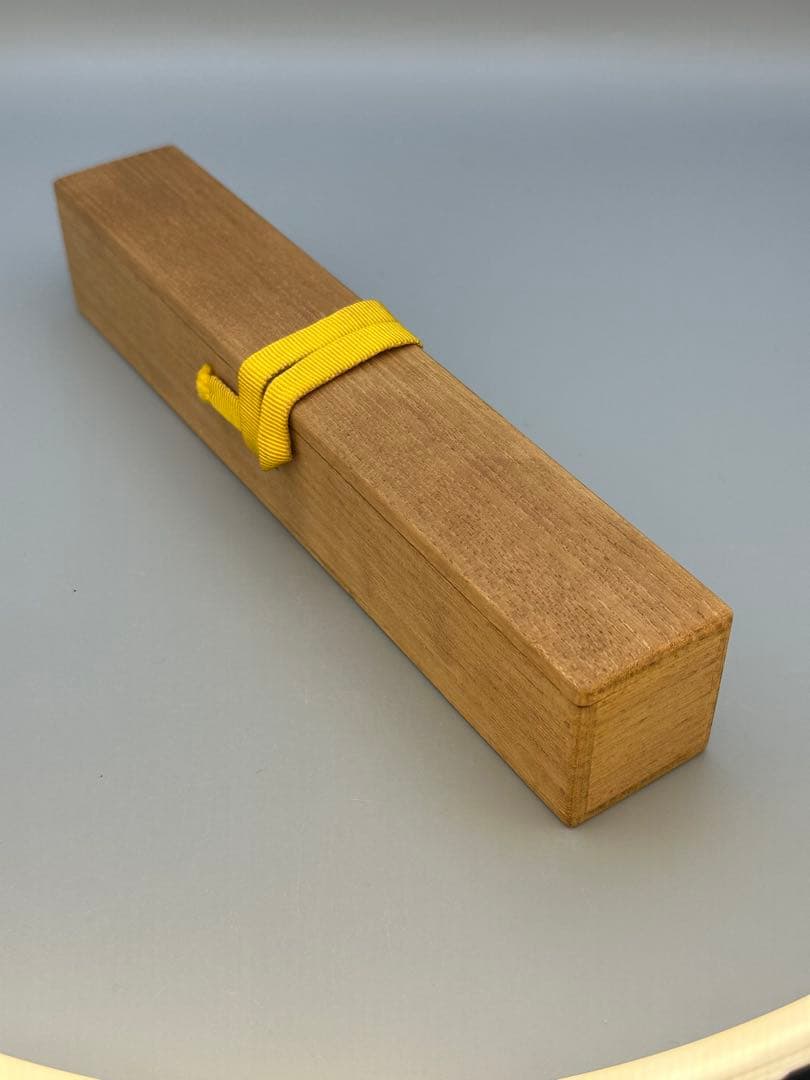 Chashaku Tea Scoop by Nangaku, 517th Abbot of Daitoku-ji — Named 'Fukuju', Bamboo Tube & Wood Box