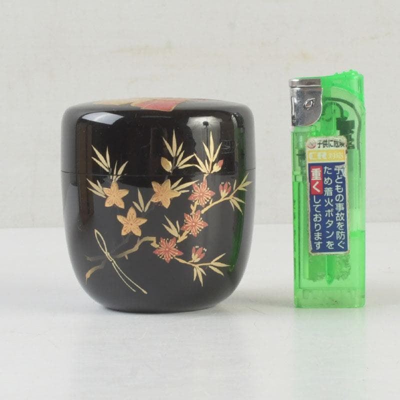 Kitamura Kishun Hina Doll Festival Maki-e Chu-Natsume Tea Caddy