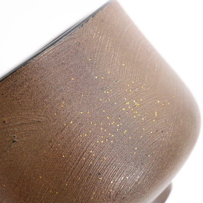 Tatsuta River Maki-e Lacquer Tea Bowl by Yoshida Kasei - Nashiji Interior