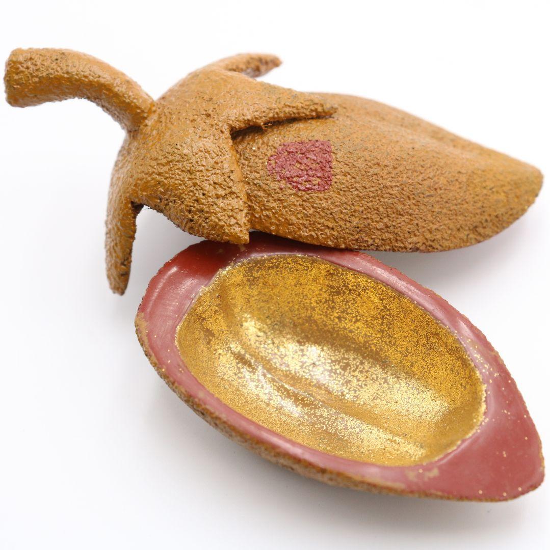 Kanshitsu Paulownia Seed Kogo by Shinda Fukuya - Dry Lacquer Incense Box