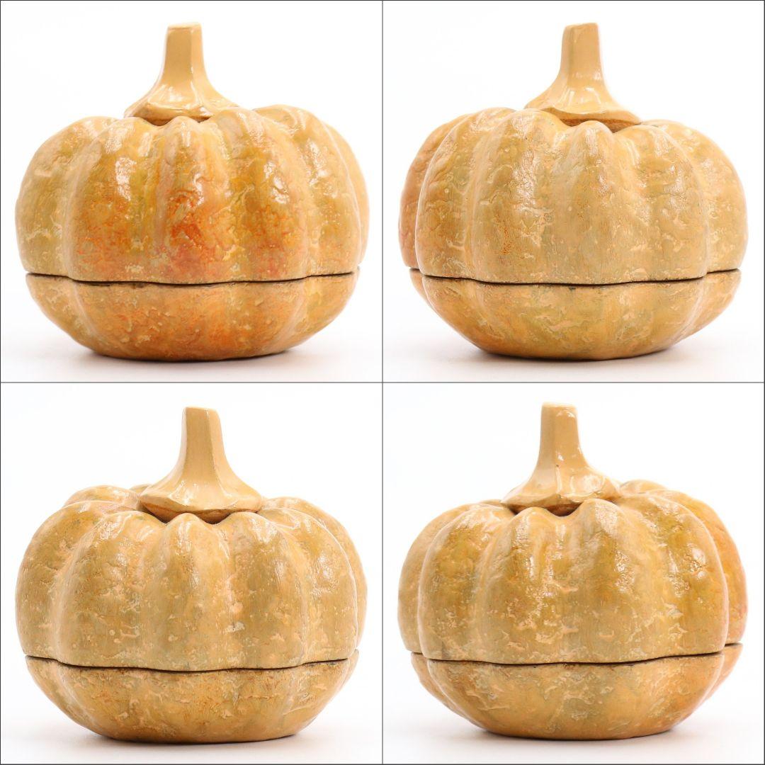 Wajima Lacquer Pumpkin Kogo by Kawagishi Masayoshi — Golden Urushi Incense Box