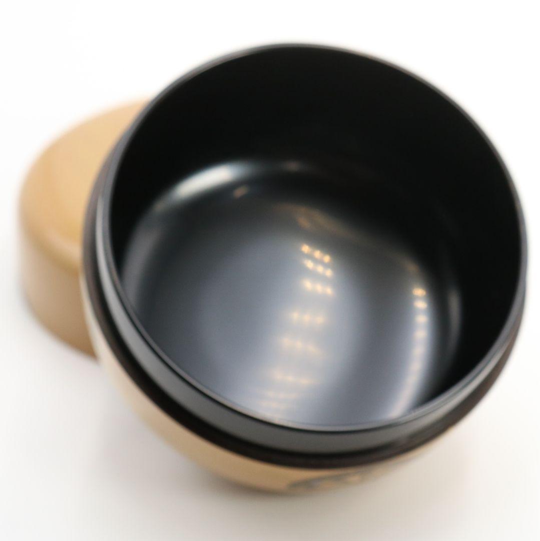 Dojo Soko White Lacquer Genji Cart Wheel Maki-e Ohira Natsume Tea Caddy