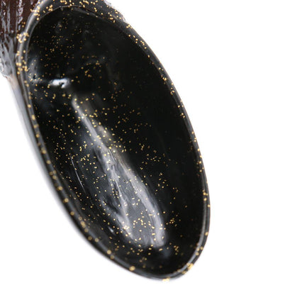 Matsui Yoshiko Wajima Lacquer Kanshitsu Eggplant Incense Container Kogo