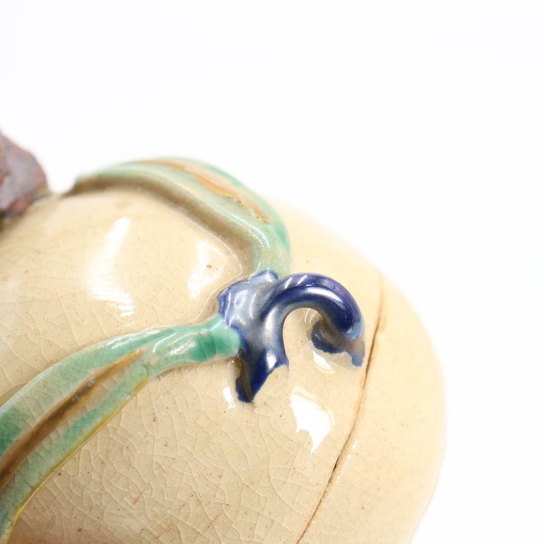 Shozan Ninsei-Style Monkey on Peach Kogo — Kyoto Incense Container