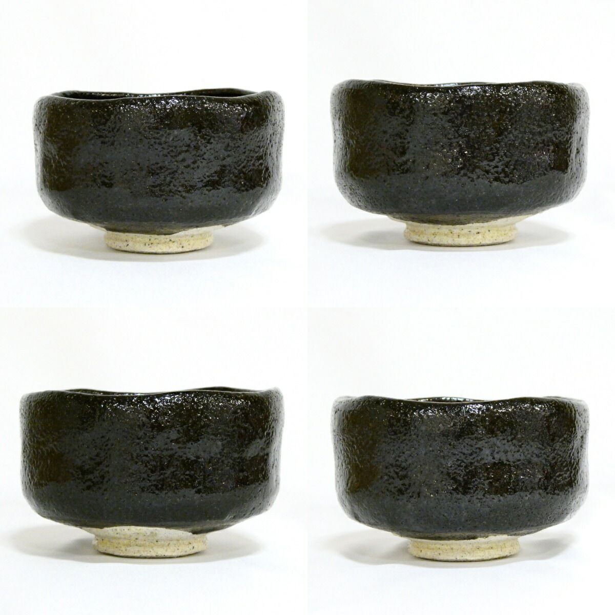 Kuro Raku Chawan by Kawasaki Waraku VII — Daito-ji Seal Bestowed, Japanese Tea Bowl with Box