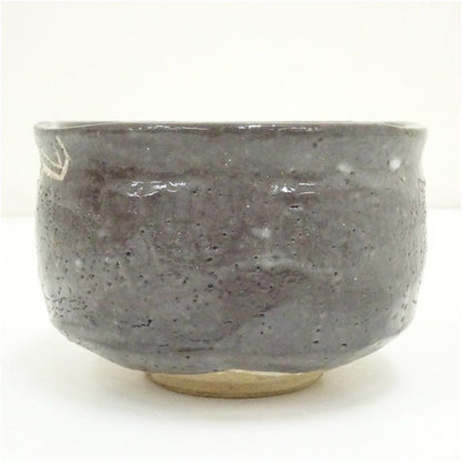 Nezumi Shino Matcha Bowl by Kato Minoru — Signed Wooden Box, Mino Ware Chawan for Japanese Tea Ceremony