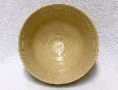 Iron-Painted Maple Leaf Chawan by Kuroki Gicao — Otsuda River Tea Bowl, Signed Tomobako