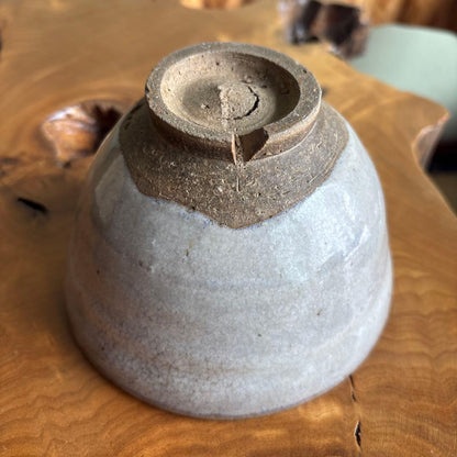 4th Generation Kosobu-Yaki |萩之絹 Hagi-Style Tea Bowl | Meiji Era Osaka Kiln