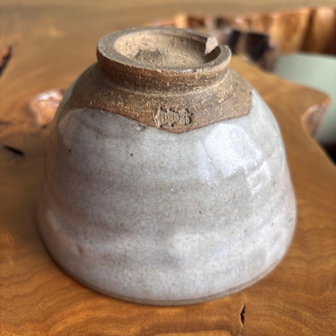 4th Generation Kosobu-Yaki |萩之絹 Hagi-Style Tea Bowl | Meiji Era Osaka Kiln