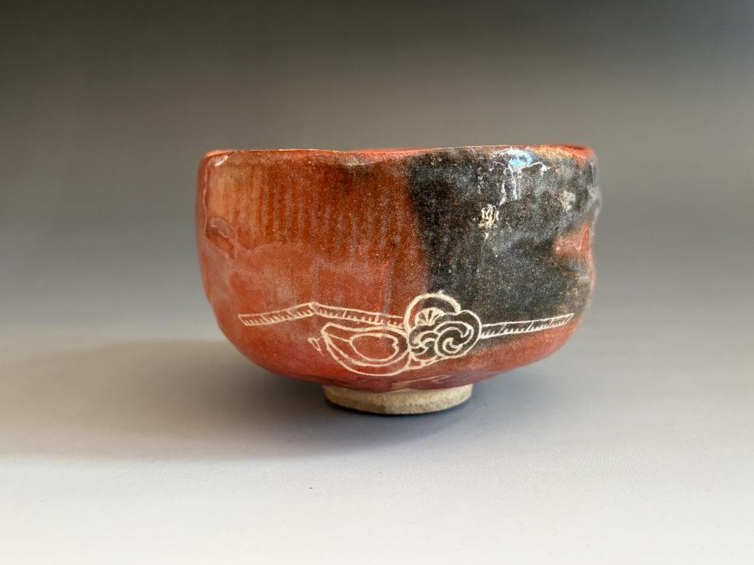 12th Raku Konyu Aka-Raku Chawan - Shichi-Go-San Red Tea Bowl with Box