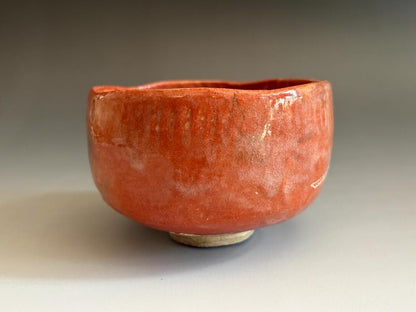 12th Raku Konyu Aka-Raku Chawan - Shichi-Go-San Red Tea Bowl with Box