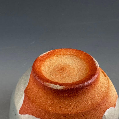 Neriage Sake Cup by Tsukioka Saburo - Marbled Clay Guinomi