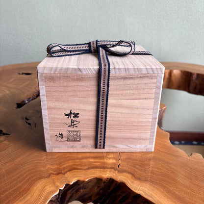 Aka Raku Chawan Matsukaze — Sasaki Shouraku, Kyoto Raku Kiln, Signed Box