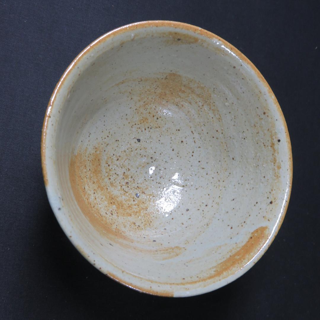 Bellflower Kikyo Chawan - Japanese Autumn Tea Bowl with Signed Wooden Box