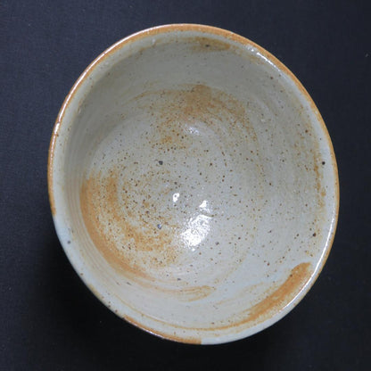 Bellflower Kikyo Chawan - Japanese Autumn Tea Bowl with Signed Wooden Box