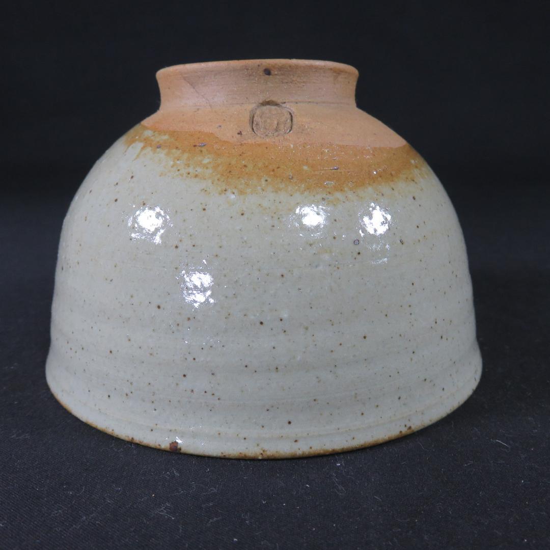 Bellflower Kikyo Chawan - Japanese Autumn Tea Bowl with Signed Wooden Box