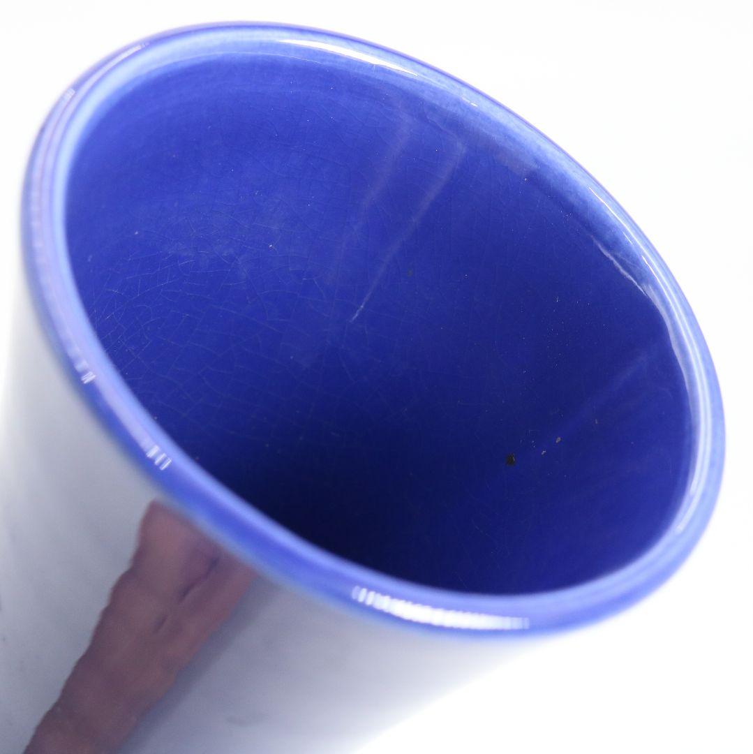 Nakamura Suiran — Kochi-Yaki Son-Shiki Hanaire | Cobalt Blue Glazed Vase | Tea Ceremony