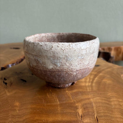 Hagi Ware Matcha Bowl by Nagaoka Sadao Gogawa Kiln Yamaguchi | Signed Tomobako | Japanese Tea Ceremony Chawan