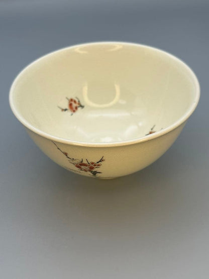 Satsuma Ware Chawan by Chin Jukan – Japanese Tea Bowl – Fine Gold Art – Japan
