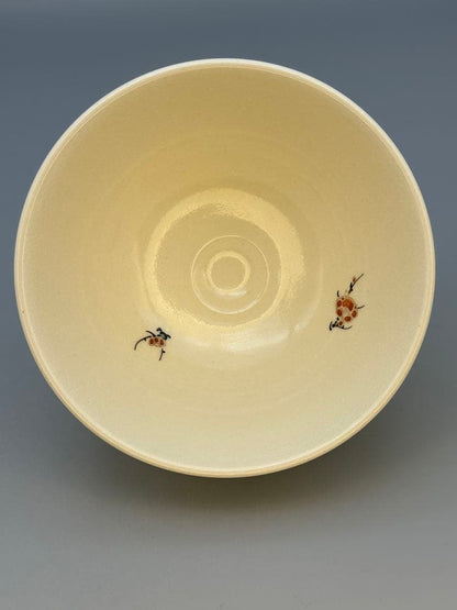 Satsuma Ware Chawan by Chin Jukan – Japanese Tea Bowl – Fine Gold Art – Japan