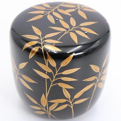 Sasa-Tsuyu Bamboo Dew Gold Maki-e O-Natsume by Tsukuki Ryosai