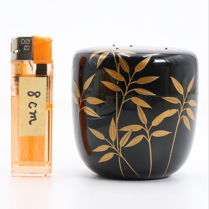 Sasa-Tsuyu Bamboo Dew Gold Maki-e O-Natsume by Tsukuki Ryosai