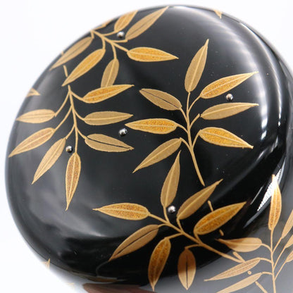 Sasa-Tsuyu Bamboo Dew Gold Maki-e O-Natsume by Tsukuki Ryosai