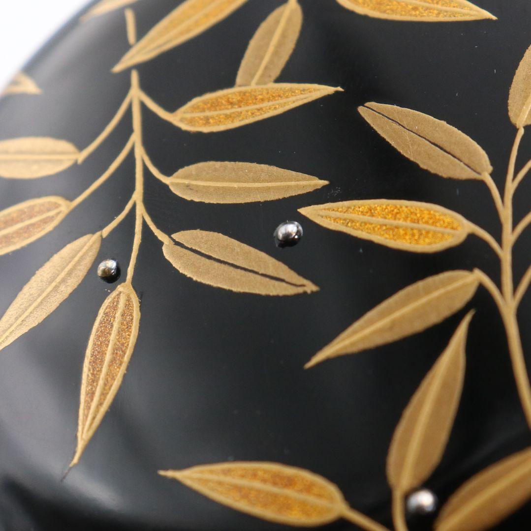 Sasa-Tsuyu Bamboo Dew Gold Maki-e O-Natsume by Tsukuki Ryosai