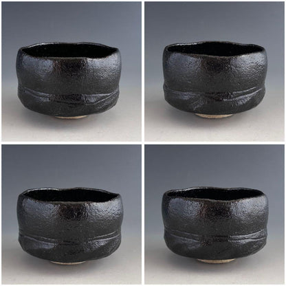 Black Raku Tea Bowl — 2nd Gen. Ogawa Choraku, 70th Commemorative
