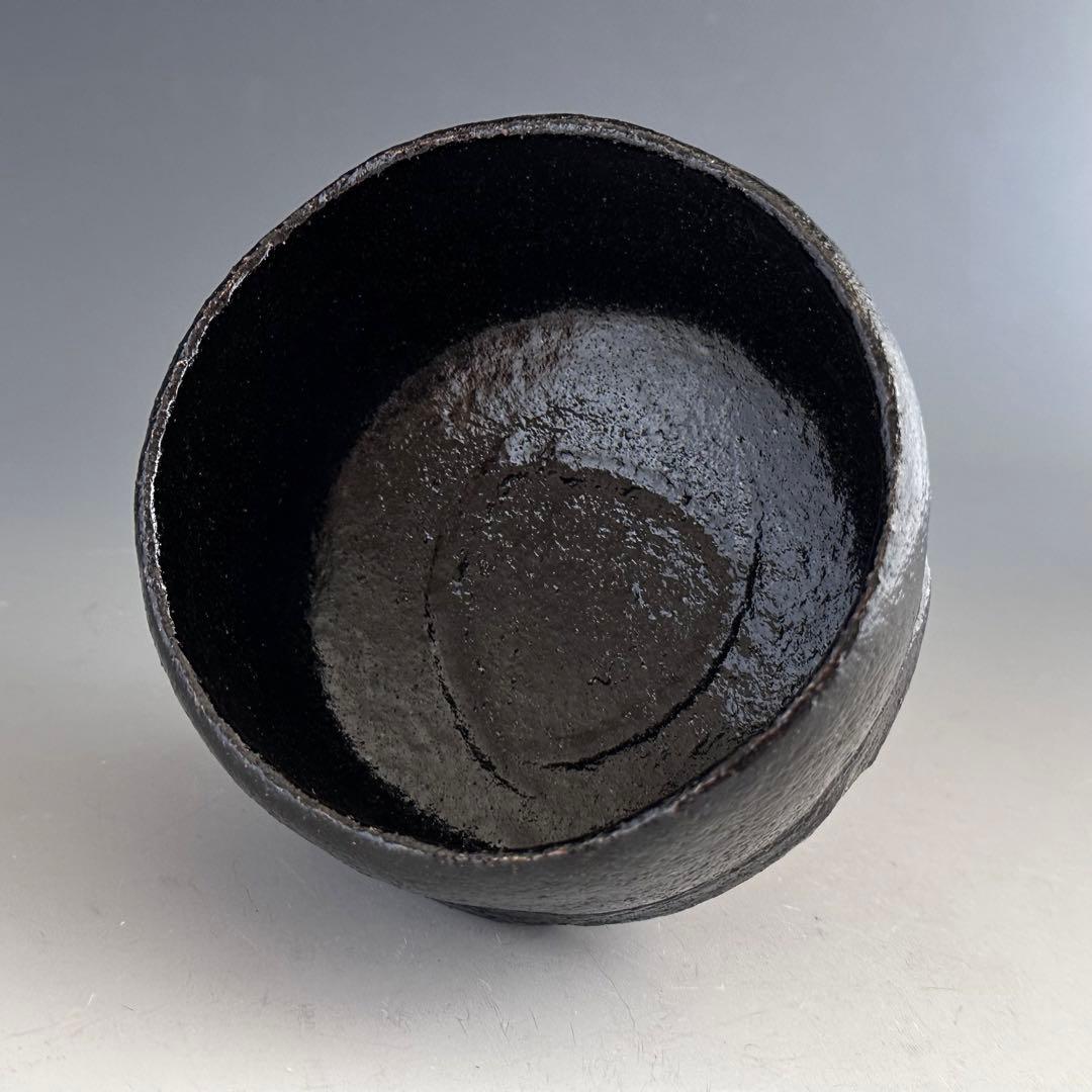 Black Raku Tea Bowl — 2nd Gen. Ogawa Choraku, 70th Commemorative