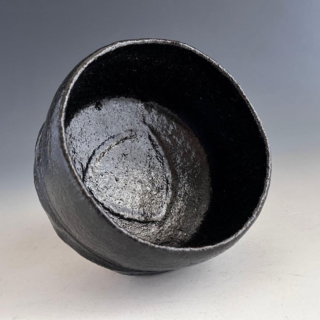 Black Raku Tea Bowl — 2nd Gen. Ogawa Choraku, 70th Commemorative