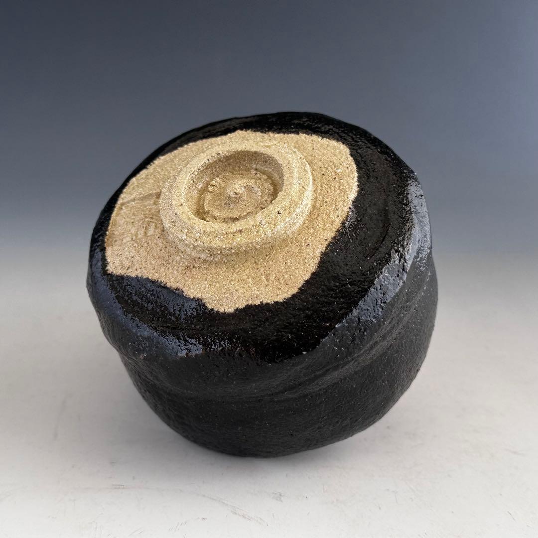 Black Raku Tea Bowl — 2nd Gen. Ogawa Choraku, 70th Commemorative