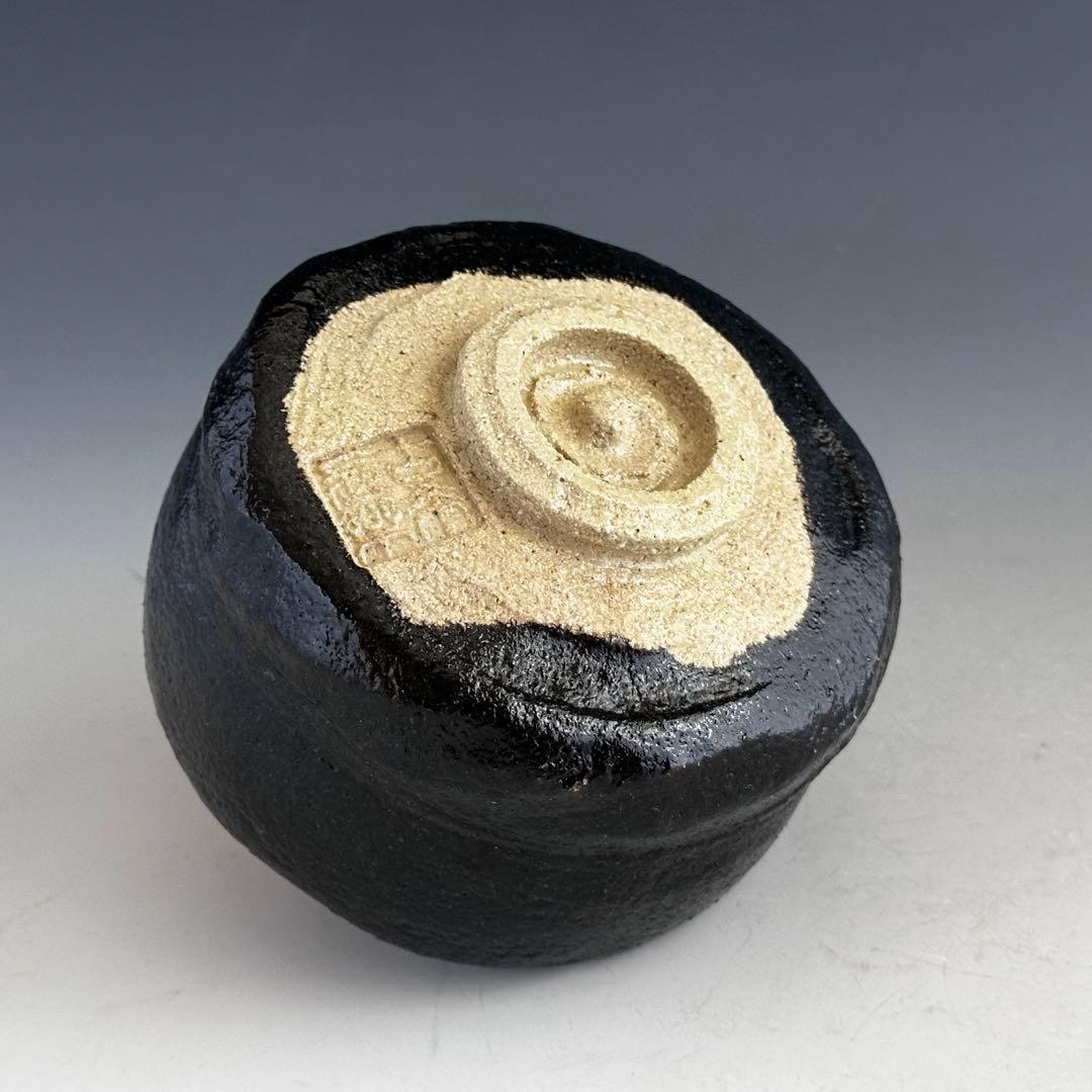 Black Raku Tea Bowl — 2nd Gen. Ogawa Choraku, 70th Commemorative