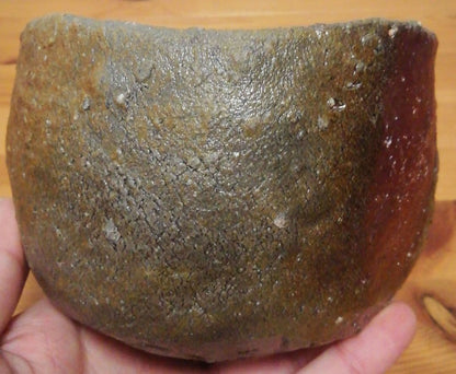 Bizen Yaki Black Chawan by Sato Taisuke — Kuroyu Kiln-Fired Tea Bowl with Signed Box