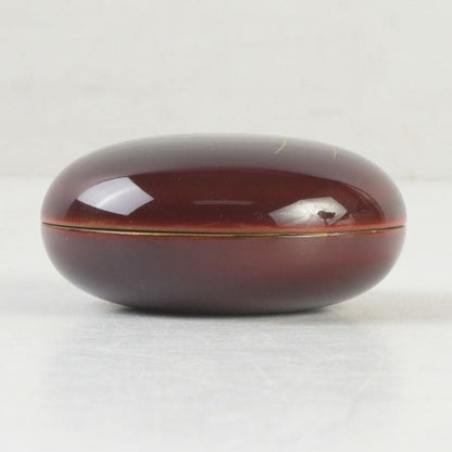 Bell Cricket Maki-e Kogo Gold-Lined Lacquer Incense Container by Takeshi