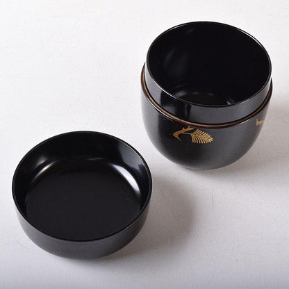 Wada Juho Kaga Maki-e Natsume Pine Raden Tea Caddy with Signed Box