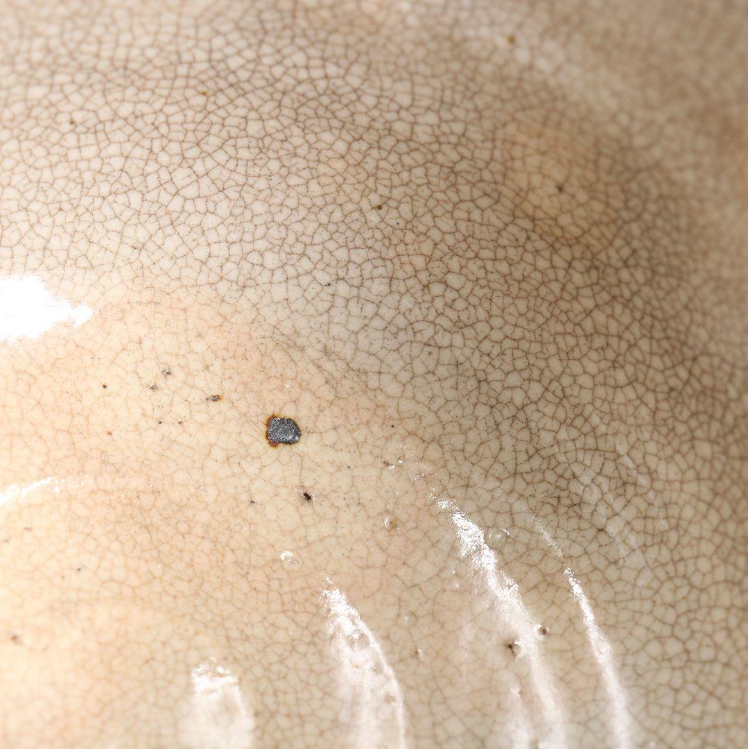 Yabunouchi 12th Iiisai Tateyama-Yaki Zen Calligraphy Chawan | Crackle Glaze