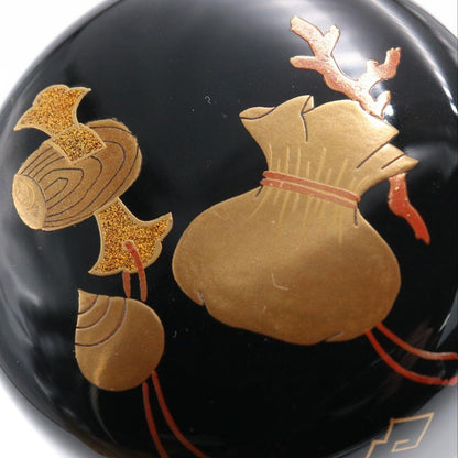 Takarazukushi Maki-e Naka-Natsume by Tanaka Soryo — Gold Treasure Motif Tea Caddy