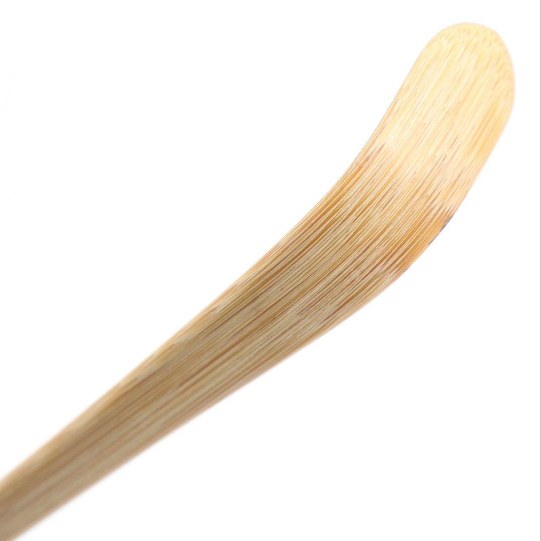 Bamboo Tea Scoop 'Winter Mountain House' by Unno Sotai — Daitoku-ji Inscription