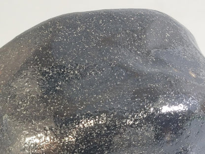 1st Gen Nakamura Donen Black Raku Tea Bowl Kuro Raku Chawan Kyoto