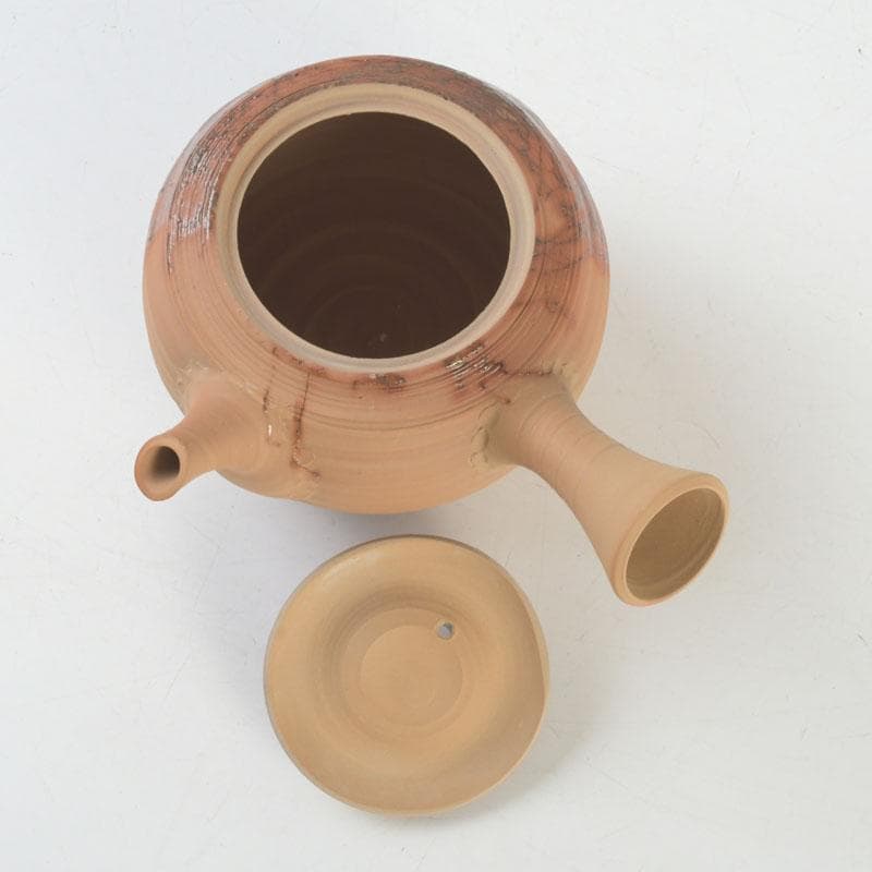 Kuwayama Keiyou Tokoname Shudei Kyusu Teapot | Red Clay | Yohen Kiln Markings | Tomobako