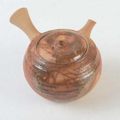 Kuwayama Keiyou Tokoname Shudei Kyusu Teapot | Red Clay | Yohen Kiln Markings | Tomobako
