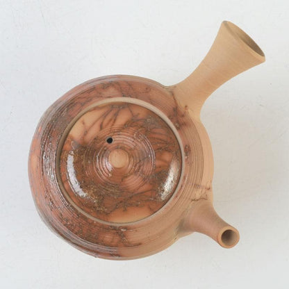 Kuwayama Keiyou Tokoname Shudei Kyusu Teapot | Red Clay | Yohen Kiln Markings | Tomobako