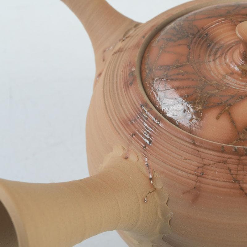 Kuwayama Keiyou Tokoname Shudei Kyusu Teapot | Red Clay | Yohen Kiln Markings | Tomobako