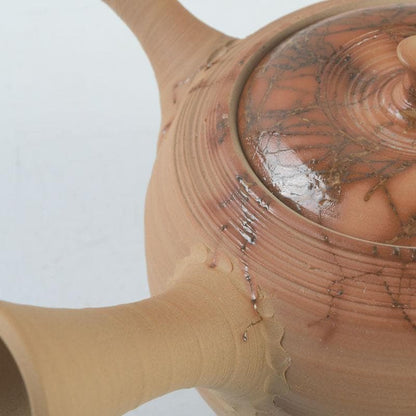 Kuwayama Keiyou Tokoname Shudei Kyusu Teapot | Red Clay | Yohen Kiln Markings | Tomobako