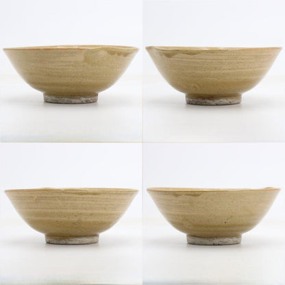 12th Tahara Tobei Hagi Flat Tea Bowl — Urasenke Houunsai Inscription