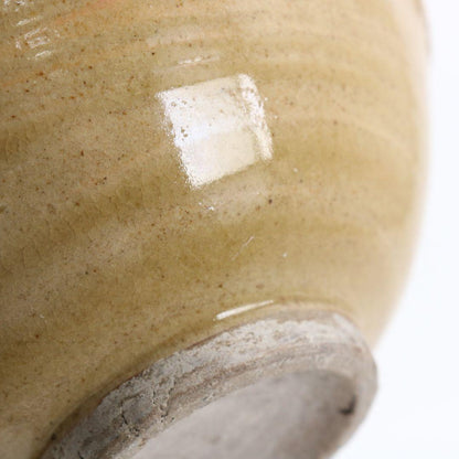 12th Tahara Tobei Hagi Flat Tea Bowl — Urasenke Houunsai Inscription